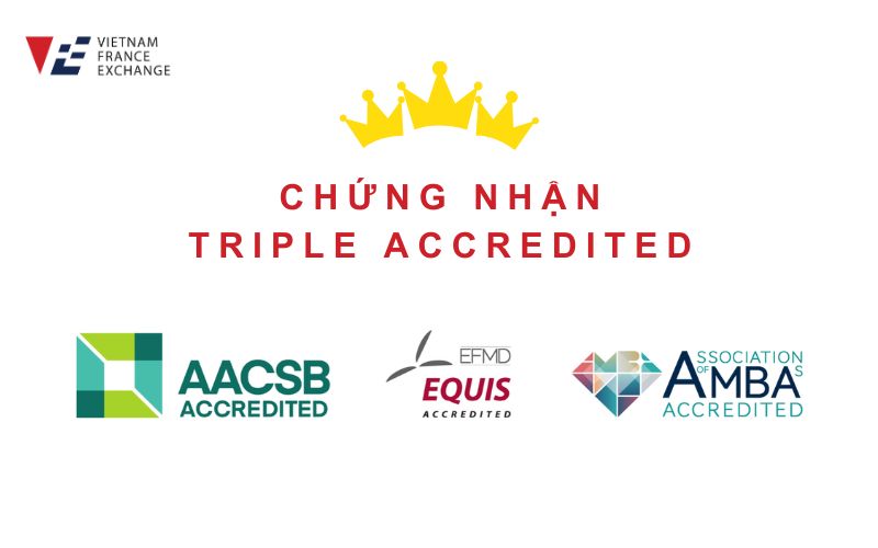 Chứng nhận Triple Accredited